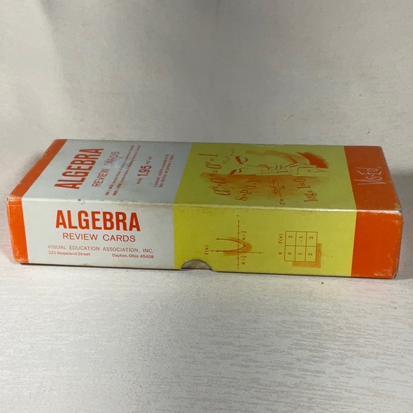 Vintage Algebra Review Cards & Algebra Basic Cards by Vis-Ed - Picture 6 of 13